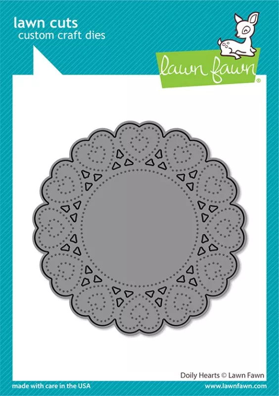 Doily Hearts Dies Lawn Fawn