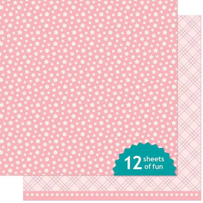 Bitsy Blooms Primrose lawn fawn scrapbooking paper