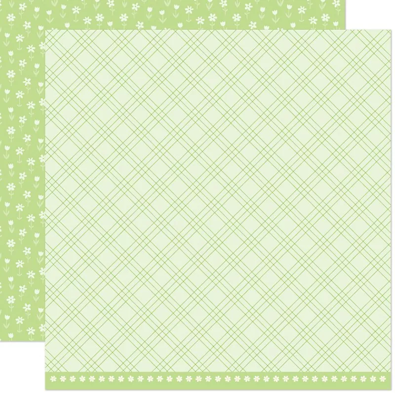 Bitsy Blooms Baby's Breath lawn fawn scrapbooking paper 1