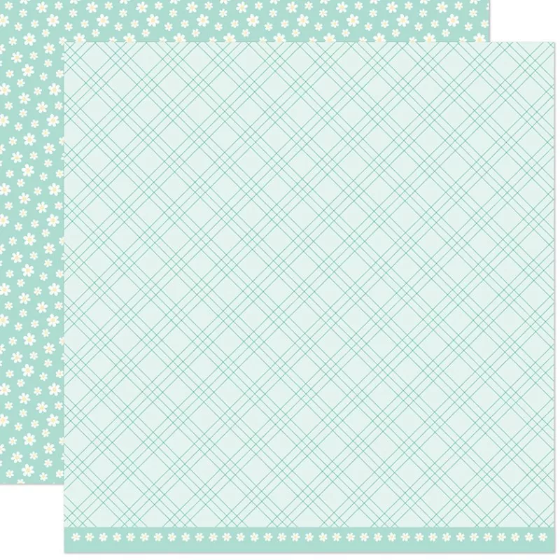 Bitsy Blooms Begonia lawn fawn scrapbooking paper 1