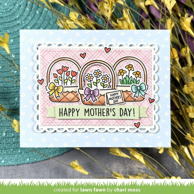 Spring Basket Clear Stamps Lawn Fawn 1