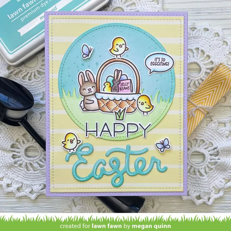 Spring Basket Clear Stamps Lawn Fawn 2