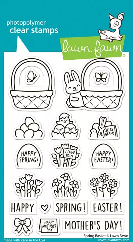 Spring Basket Clear Stamps Lawn Fawn