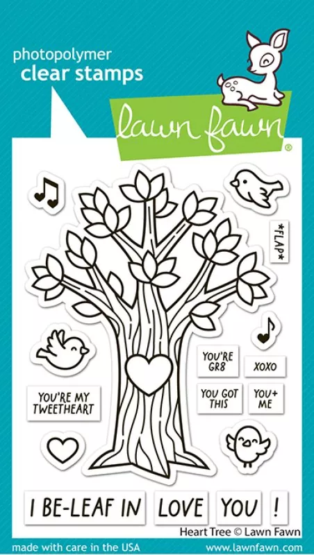 Heart Tree Clear Stamps Lawn Fawn