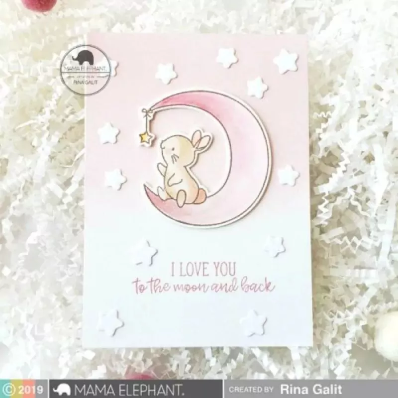 Wish Upon A Star Mama Elephant Stamp & Die Bundle 3