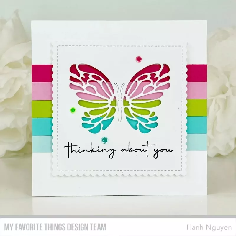 Peek-A-Boo Butterfly Dies dienamics My Favorite Things MFT projcet 2