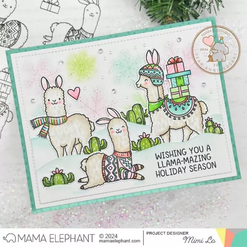 Fa La Llama Clear Stamps Mama Elephant 5