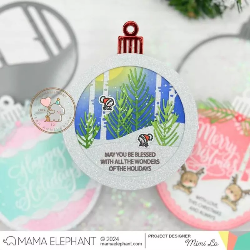 Serenity Ornament Dies Creative Cuts Mama Elephant 3