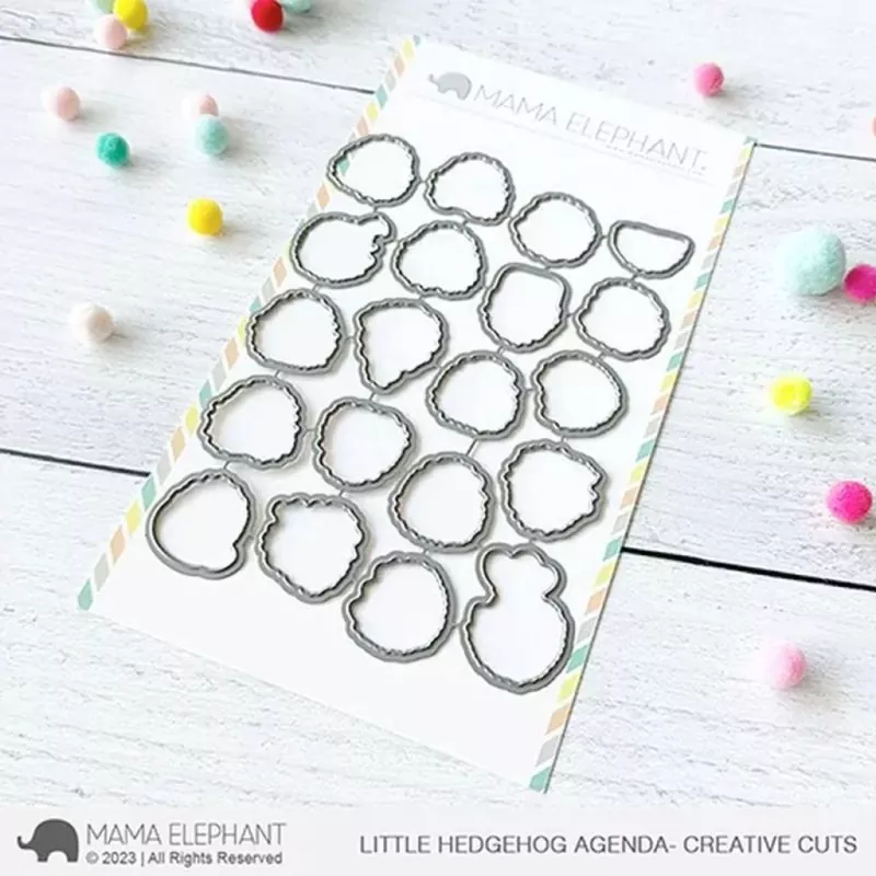 Little Hedgehog Agenda Mama Elephant Stamp & Die Bundle 1