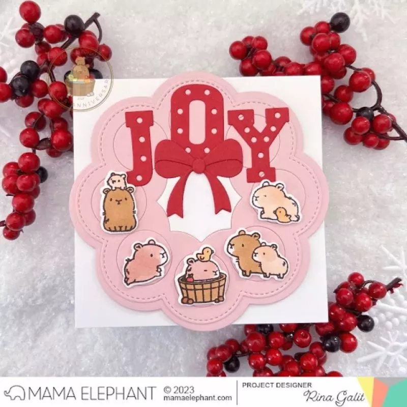 Little Capybara Agenda Mama Elephant Stamp & Die Bundle 2