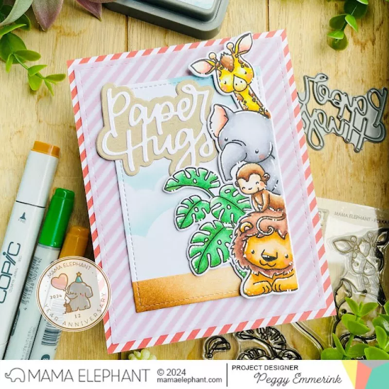 Peekapals Clear Stamps Mama Elephant 1