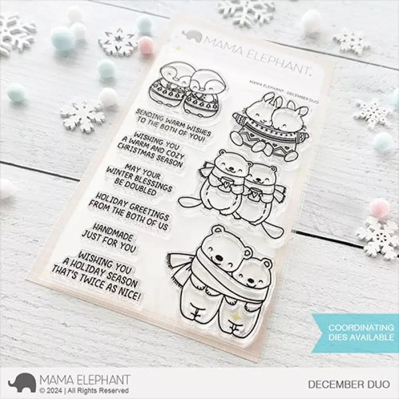 December Duo Clear Stamps Mama Elephant