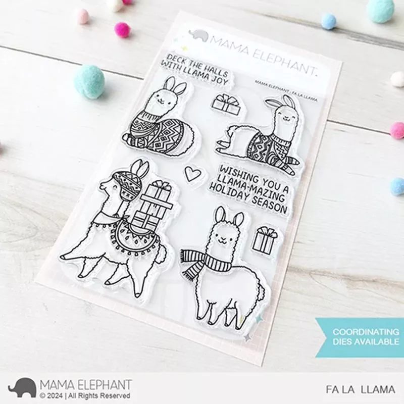 Fa La Llama Clear Stamps Mama Elephant