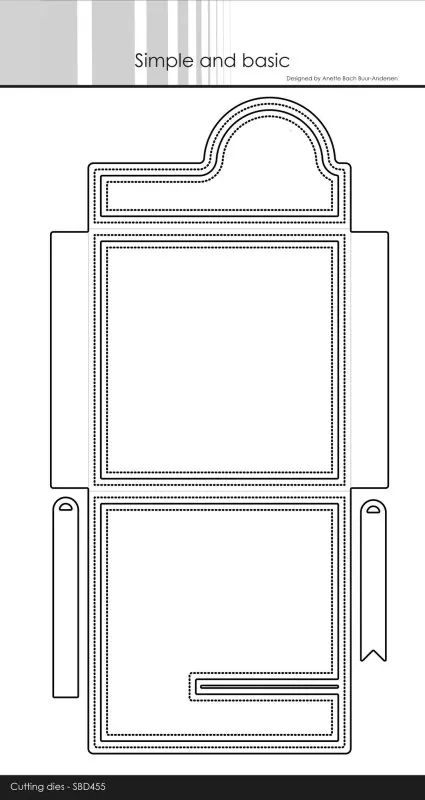 Simple and Basic Envelope w/ Snap Closure dies