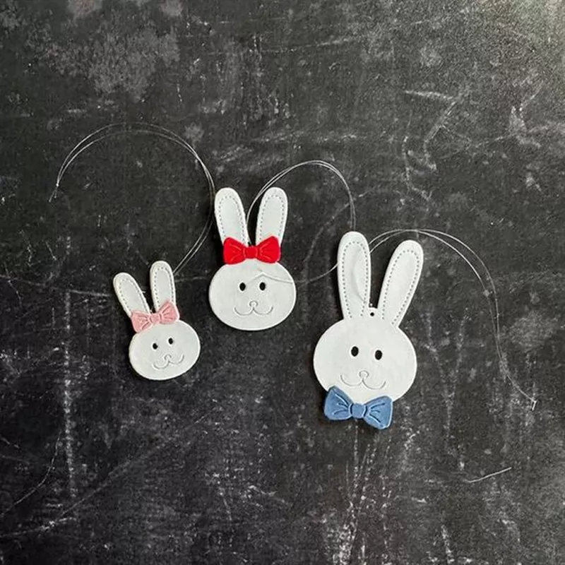 Simple and Basic Cute Rabbits dies 1