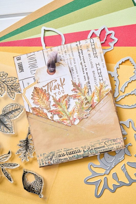 Forever Leaves Sizzix & 49 and Market Framelits Dies & Stamps 3