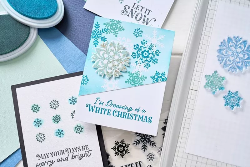 White Christmas #2 framelits Sizzix 2