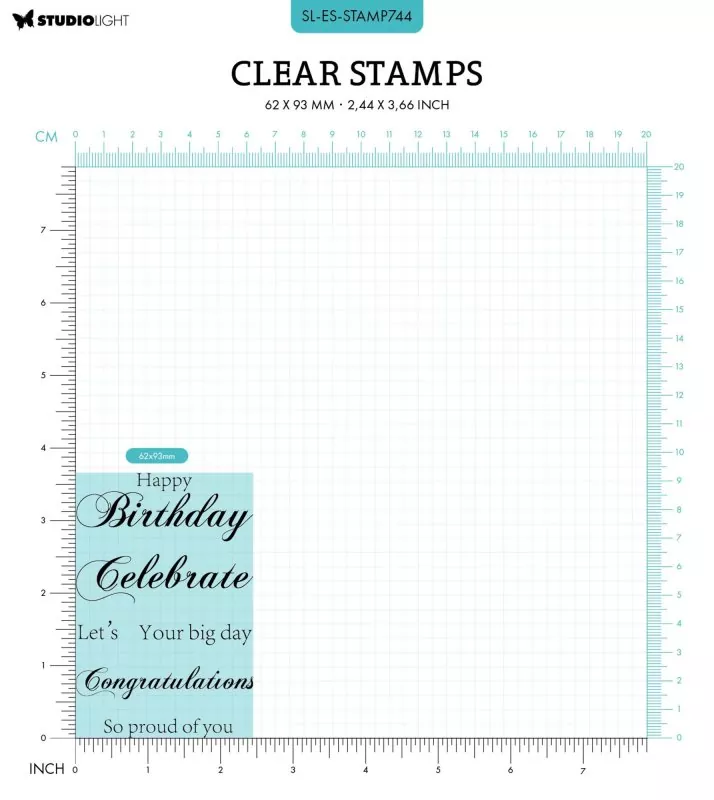 Essentials Nr. 744 Celebrate studio light clearstamps 1