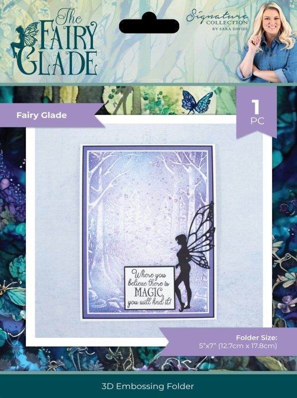 Fairy Glade Fairy Glade Embossing Folder crafters companion