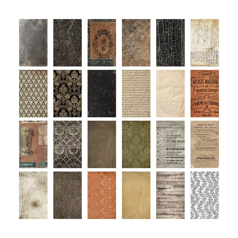 Halloween Backdrops Idea-ology Tim Holtz 2