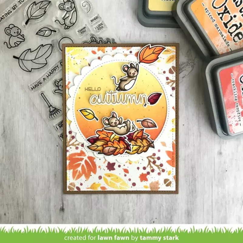 You Autumn Know Coloring Stencils Lawn Fawn 2