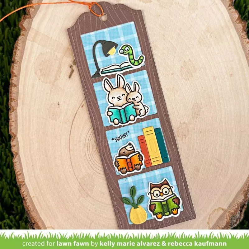 Stitched Bookmark Dies Lawn Fawn 1