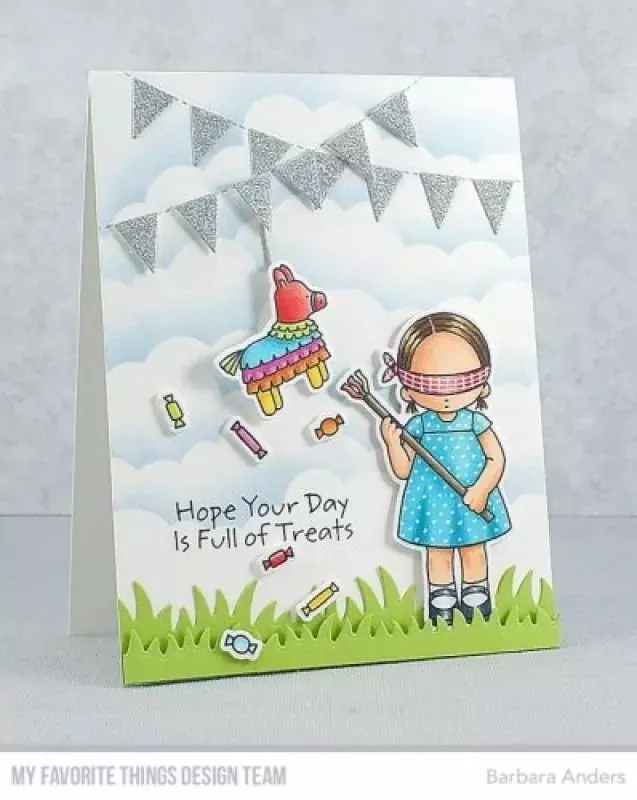 my favorite things Stamp & Die Bundle Birthday Piñata 5