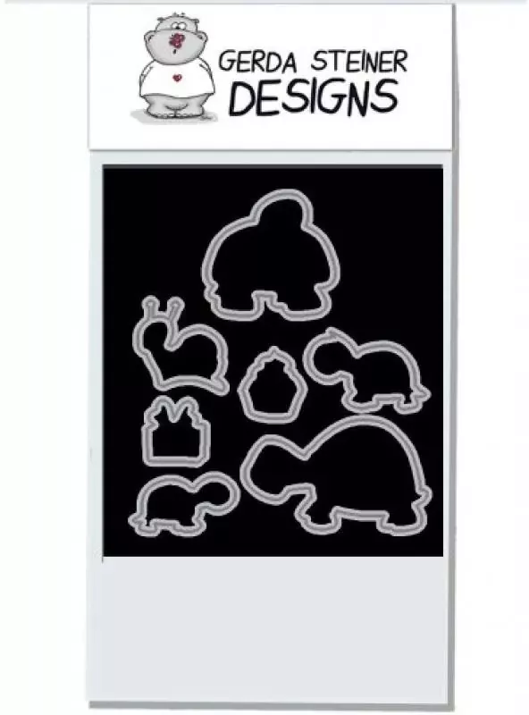 Turtley Great! BUNDLE Stamps + Dies Gerda Steiner Designs 1