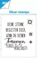 Sterne Text DE 4 - Clear Stamps - Joycrafts