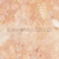 Tannenzapfen auf Aquarell - Scrapbooking Paper - 12"x12" - Alexandra Renke