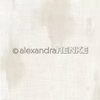 Karo auf Calm Hellbeige - Scrapbooking Paper - 12"x12" - Alexandra Renke