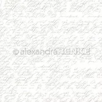Weihnachtstext 4 Gold - Scrapbooking Paper - 12"x12" - Alexandra Renke
