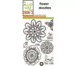 Flower Doodles - Clearstamps - TAWS - 2nd grade goods