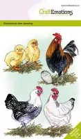Hens and Chicks - Clear Stamps - Craft Emotions
