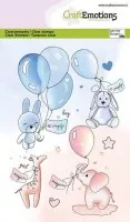 Baby cuddly toys and balloons - Clear Stamps - Craft Emotions