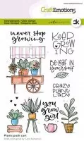 Plant Push Cart - Clear Stamps - Craft Emotions