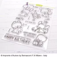 Party Time - English - Clear Stamps - Impronte D'Autore