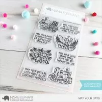 May Your Days - Clear Stamps - Mama Elephant