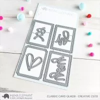 Classic Card Quads - Creative Cuts - Dies - Mama Elephant