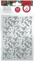 3-D Embossing Folder - Timeless Tidings - Mistletoe Shower - Tonic Studios