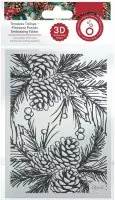 3-D Embossing Folder - Timeless Tidings - Pinecone Parade - Tonic Studios