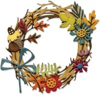 Vault Foliage Wreath - Thinlits Dies - Tim Holtz - Sizzix