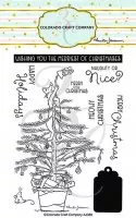 Christmas Tree Cat - Clear Stamps - Colorado Craft Company