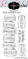 Slimline Macarons - Clear Stamps - Colorado Craft Company