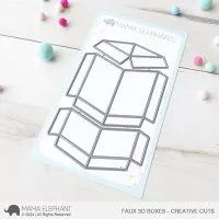 Faux 3D Boxes Dies Creative Cuts Mama Elephant