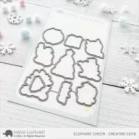 Elephant Cheer - Creative Cuts - Dies - Mama Elephant