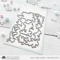 Holly and Leaves - Creative Cuts - Dies - Mama Elephant