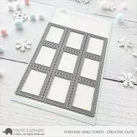 Postage Grid Cover - Creative Cuts - Dies - Mama Elephant