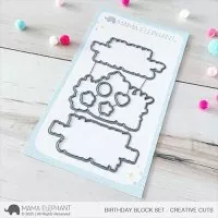 Birthday Block Set - Creative Cuts - Dies - Mama Elephant