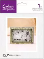 Spooky Spiders - Partial 3D Embossing Folder - Crafters Companion